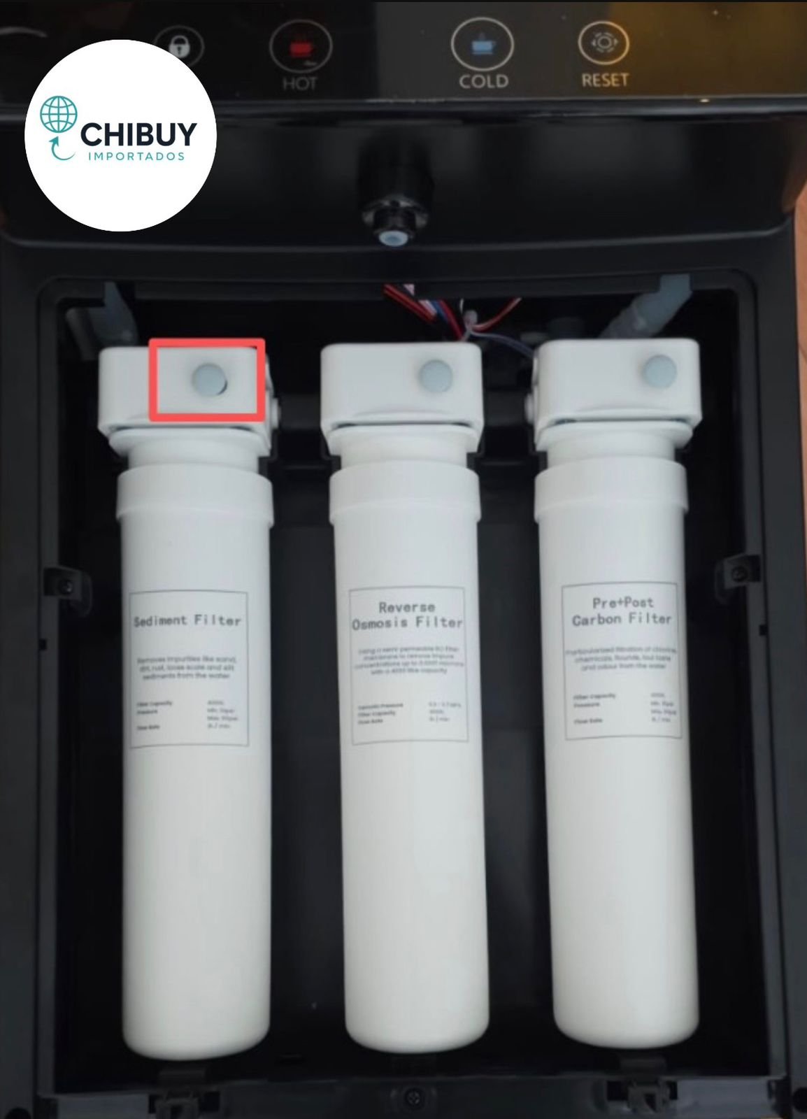 Filtro y Dispenser de Mesa Premium con Ósmosis Inversa - Imagen 3